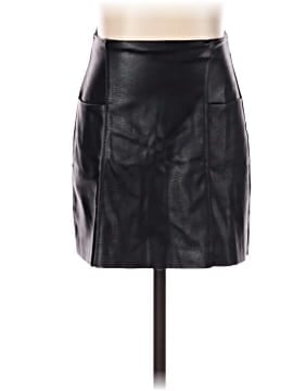 Pull&Bear Faux Leather Skirt (view 1)