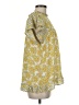 DR2 100% Polyester Yellow Short Sleeve Blouse Size L - photo 4