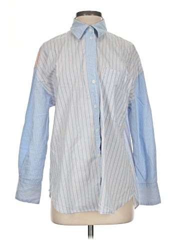Zara Long Sleeve Button-Down Shirt (view 1)