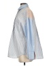 Zara Color Block Blue Long Sleeve Button-Down Shirt Size S - photo 5