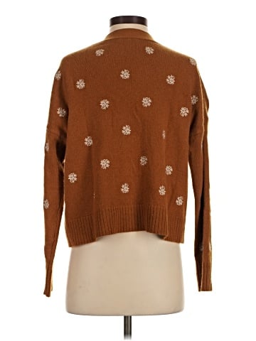 Madewell Flower-Embroidered Upton Cardigan Sweater (view 2)