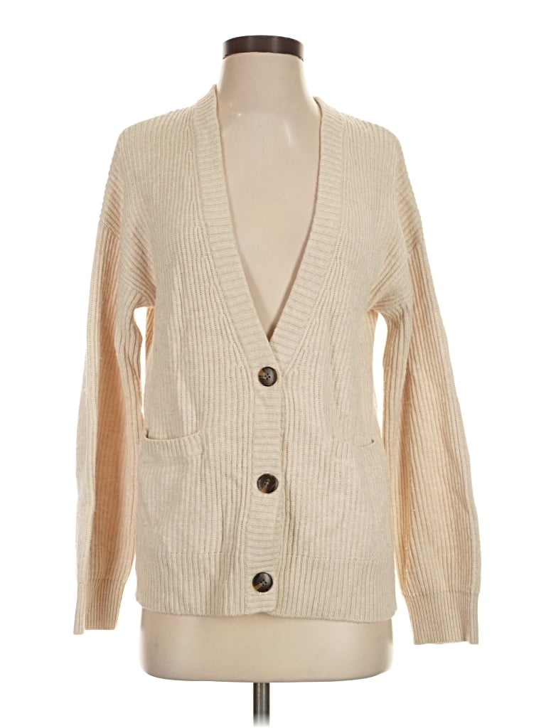 Pre-owned Simkhai Cardigan Sweater In Tan