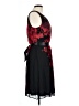 Connected Apparel 100% Polyester Graphic Black Cocktail Dress Size 10 - photo 4