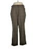 DKNY Plaid Brown Dress Pants Size 14 - photo 1