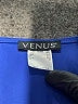 Venus 100% Polyester Blue 3/4 Sleeve Blouse Size XL - photo 7