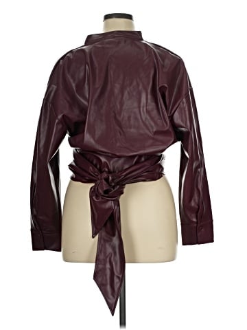 Akira Faux Leather Top (view 2)