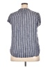 dip 100% Rayon Gray Short Sleeve Blouse Size XXL - photo 2