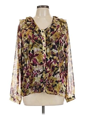Christopher & Banks Long Sleeve Blouse (view 1)