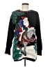 Talbots Print Black Pullover Sweater Size M - photo 1