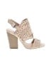 Just Fab Ivory Sandals Size 8 - photo 1