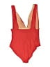 J.Crew Solid Red One Piece Swimsuit Size 14 - photo 2