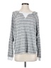 BKE Stripes Gray Pullover Sweater Size S - photo 1