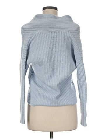 Wrap Wool Pullover Sweater (view 2)