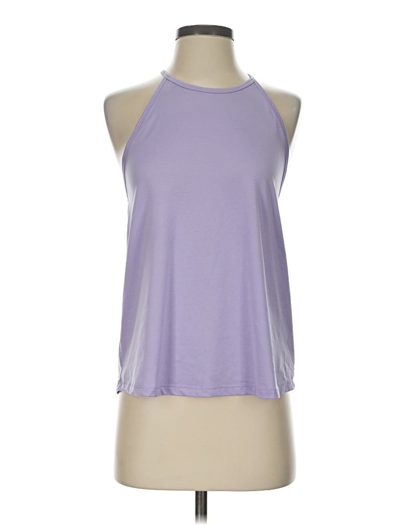 Pre-owned Active By Old Navy Tank Top Purple Halter Neckline Tops