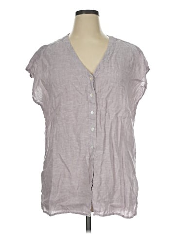Jones New York Short Sleeve Blouse (view 1)