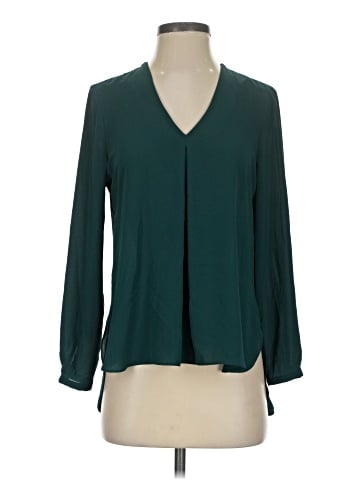 White House Black Market Long Sleeve Blouse (view 1)