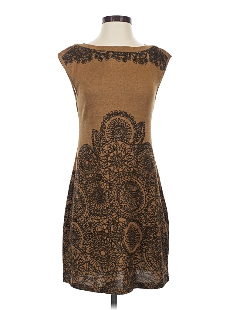 Pre-owned Angie Casual Dress In Brown