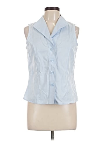 Jones New York Collection Sleeveless Button-Down Shirt (view 1)