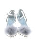 Frances Valentine Silver Heels Size 9 - photo 2