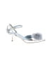 Frances Valentine Silver Heels Size 9 - photo 1