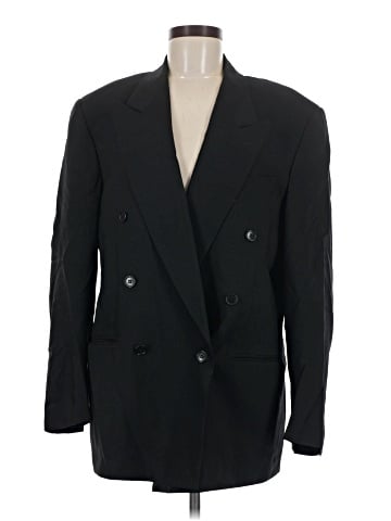 MADE IN ITALY Wool Blazer (view 1)