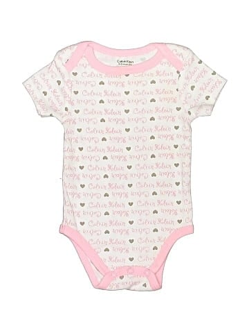 Calvin Klein Short Sleeve Onesie (view 1)