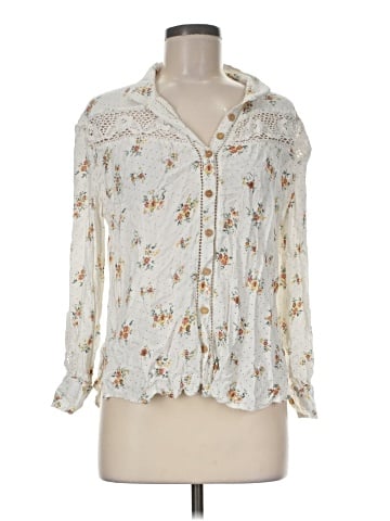 American Rag Cie 3/4 Sleeve Blouse (view 1)