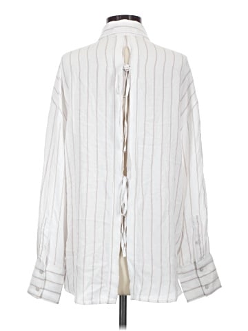 American Eagle Outfitters Long Sleeve Button-Down Shirt (view 2)