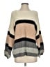 Umgee Stripes Tan Pullover Sweater Size S - photo 1