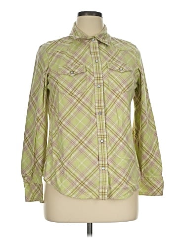 Liz Claiborne Long Sleeve Button-Down Shirt (view 1)