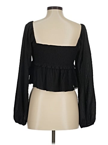 WAYF Long Sleeve Blouse (view 2)