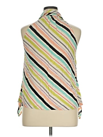 Maeve Sleeveless Button-Down Shirt (view 2)