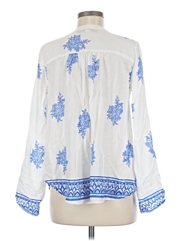 Blue Rain Long Sleeve Blouse (view 2)