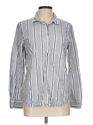 Faded Glory Long Sleeve Button-Down Shirt (view 1)