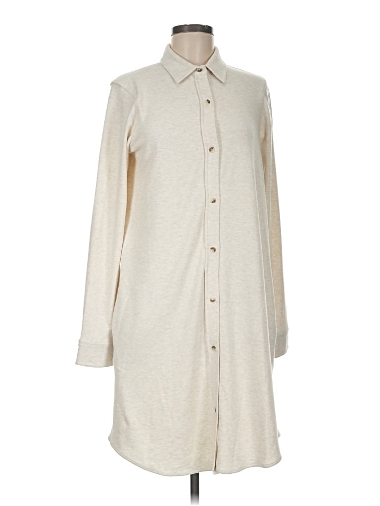 Pre-owned Faherty Casual Dress In Ivory