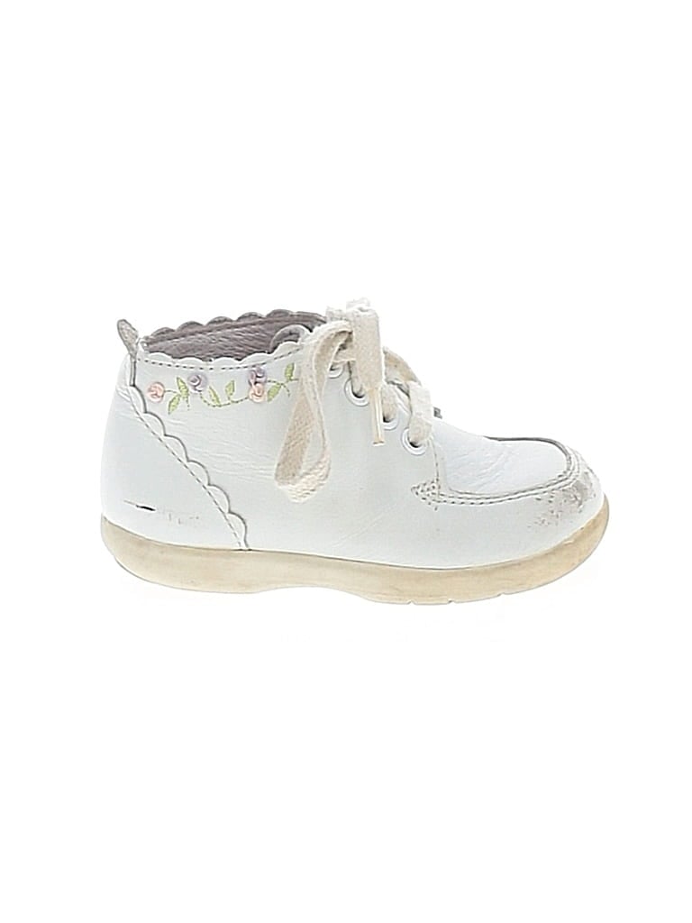 Pre-owned Stride Rite Kids' Ankle Boots In White