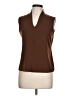 Axcess Brown Sleeveless Blouse Size L - photo 1