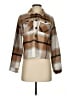 Zeagoo 100% Polyester Plaid Brown Long Sleeve Blouse Size S - photo 1