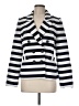 Halogen Stripes White Blazer Size 8 - photo 1