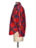J.Crew Collection Floral Red Long Sleeve Blouse Size 2 - photo 5