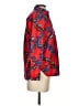 J.Crew Collection Floral Red Long Sleeve Blouse Size 2 - photo 4