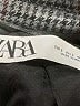Zara Houndstooth Gray Blazer Size S - photo 6