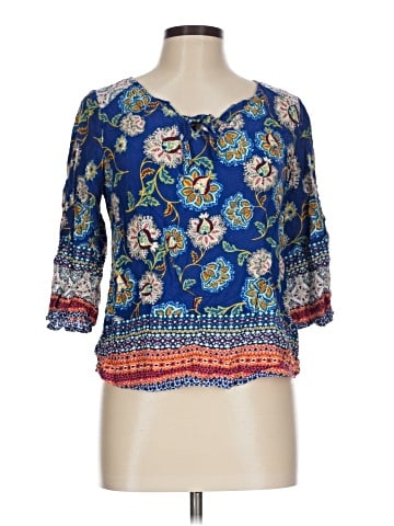 Figueroa & Flower 3/4 Sleeve Blouse (view 1)