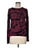 Pact 100% Organic Cotton Animal Print Burgundy Pullover Sweater Size M - photo 1