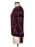 Pact 100% Organic Cotton Animal Print Burgundy Pullover Sweater Size M - photo 5