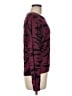 Pact 100% Organic Cotton Animal Print Burgundy Pullover Sweater Size M - photo 4