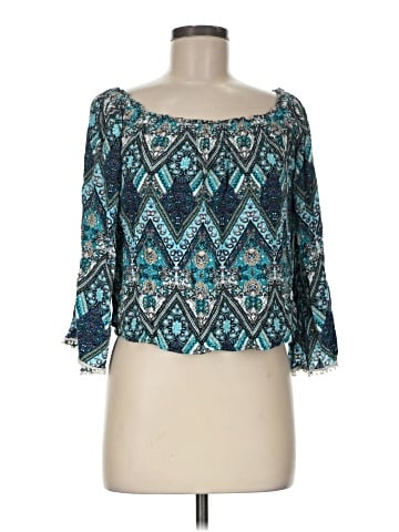 No Comment 3/4 Sleeve Top (view 1)