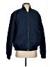 Label 100% Nylon Solid Blue Jacket Size S - photo 1