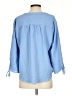 Alfred Dunner 100% Polyester Blue 3/4 Sleeve Blouse Size S (petite) - photo 2