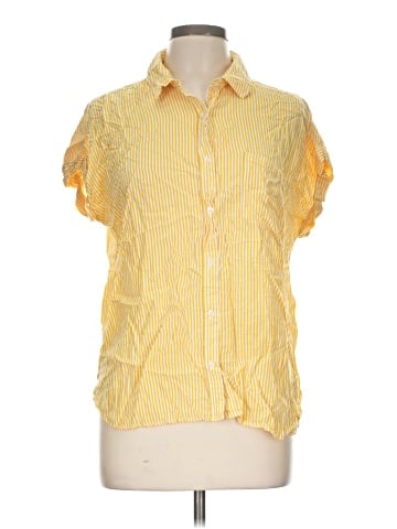 Cosmic Blue Love Short Sleeve Blouse (view 1)